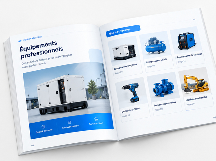 Catalogue produits : visuel principal