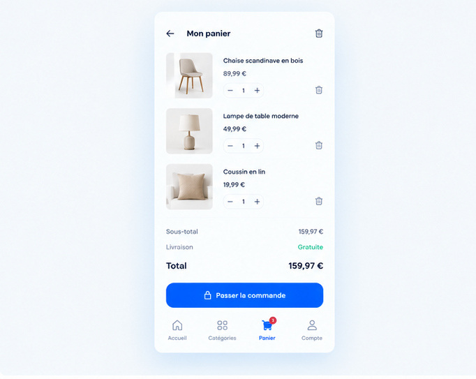 Site web e-commerce : visuel 3